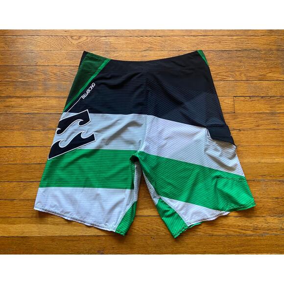 BILLABONG Platinum X Recycler Hawaiian Islands Boardshorts sz 36 - Picture 7 of 12